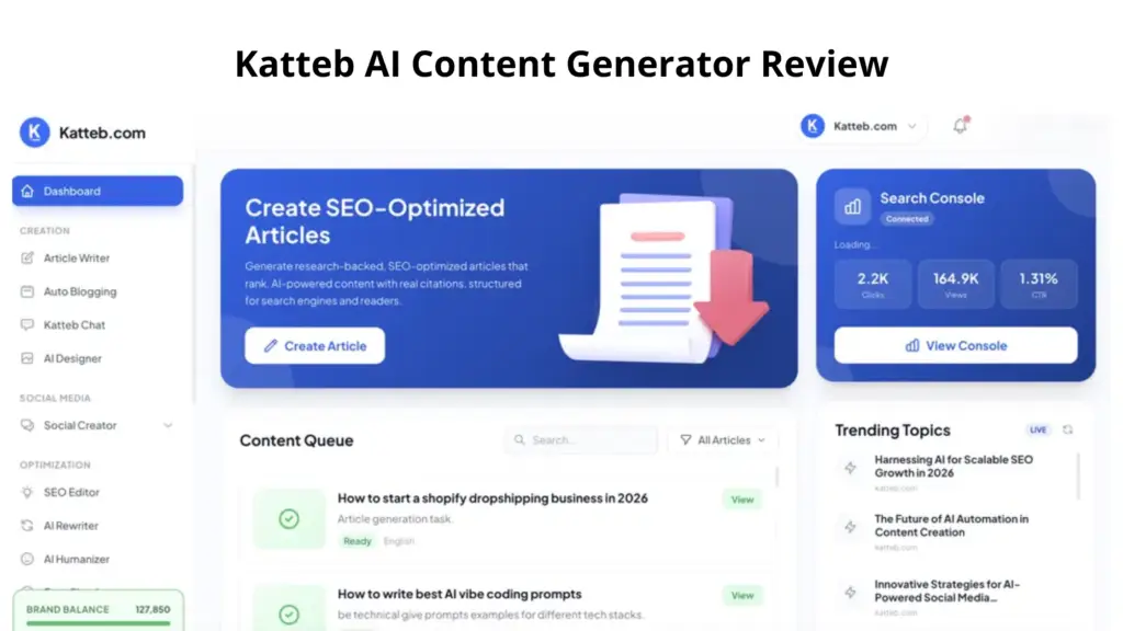 Katteb AI Content Generator Review Is This Ai Article Writer Worth It