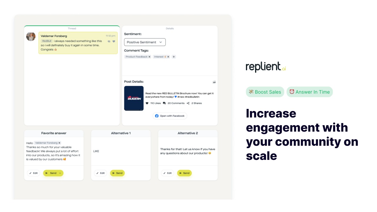 Replient AI Review Automate Social Media Replies with AI
